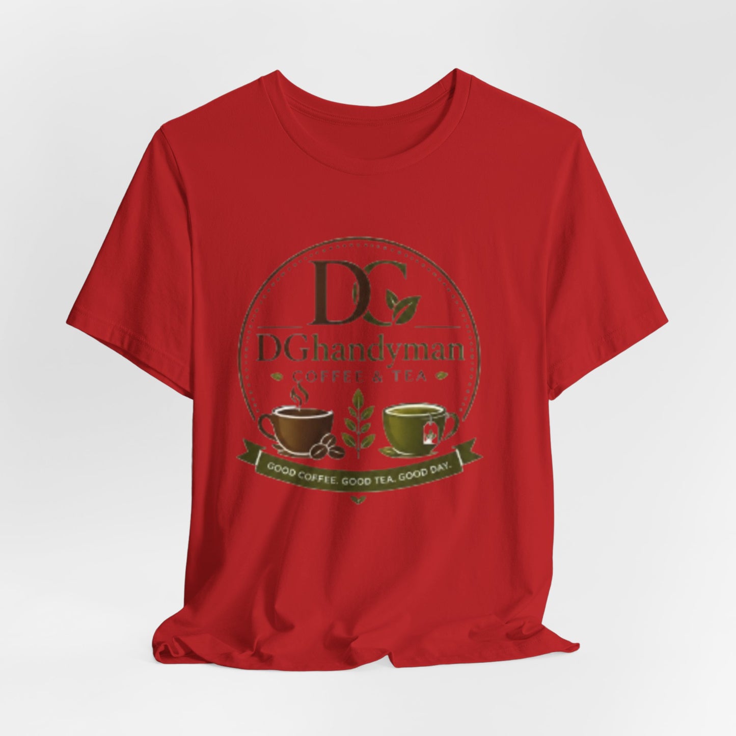 Coffee Shop Logo T-Shirt — DGhandyman Coffee & Tea Branded Tee